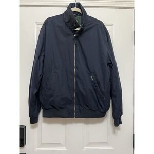 WEATHERPROOF Jacket Men's XL Navy Blue Bomber Harrington Golf Coat Full Zip